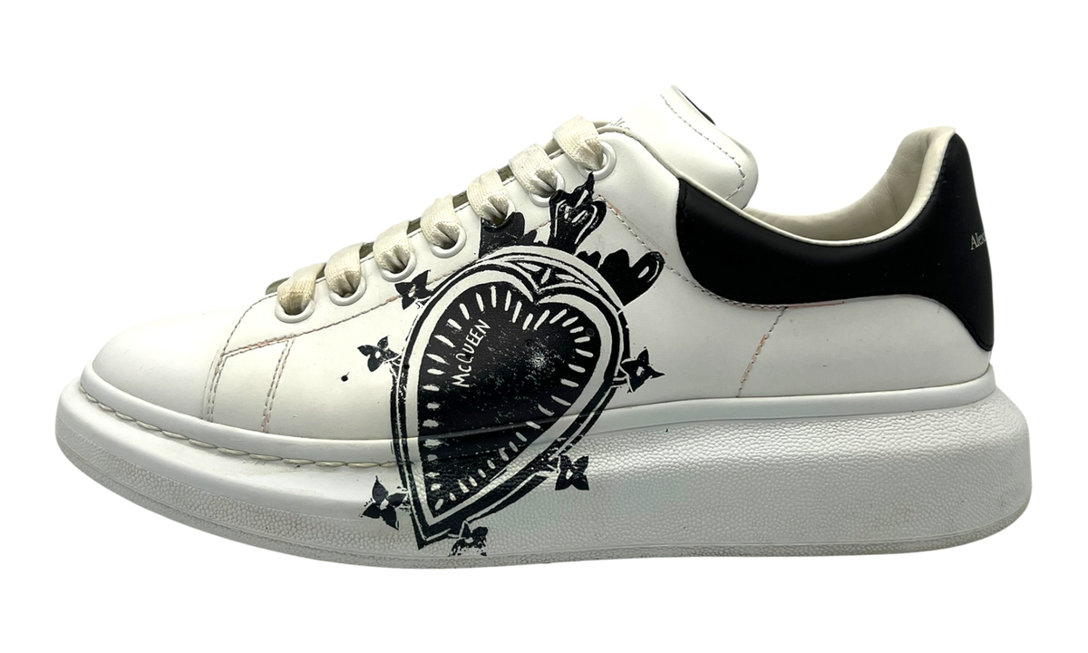 Premium Black White Oversized Sneakers