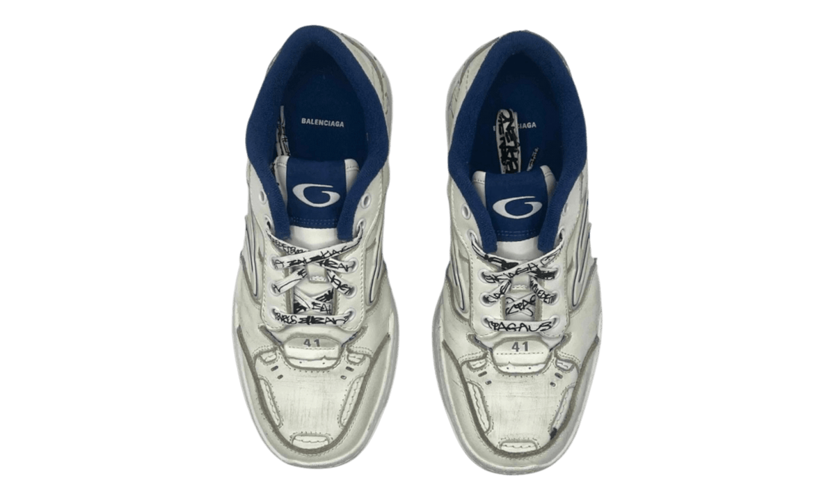 Premium White Blue Dark Blue Fashion Essential