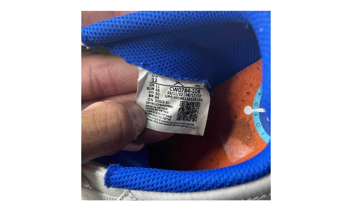Premium White Orange Low-Top Fashion Essential