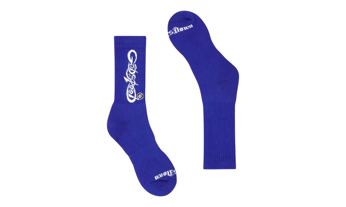 Premium White Blue Socks