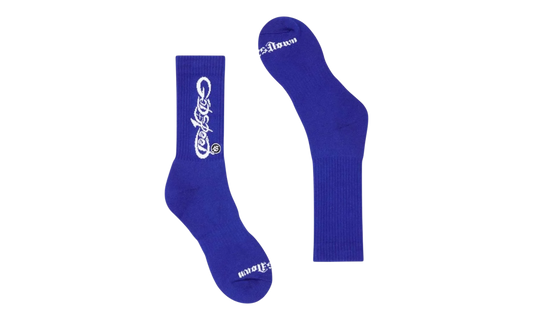 Premium White Blue Socks