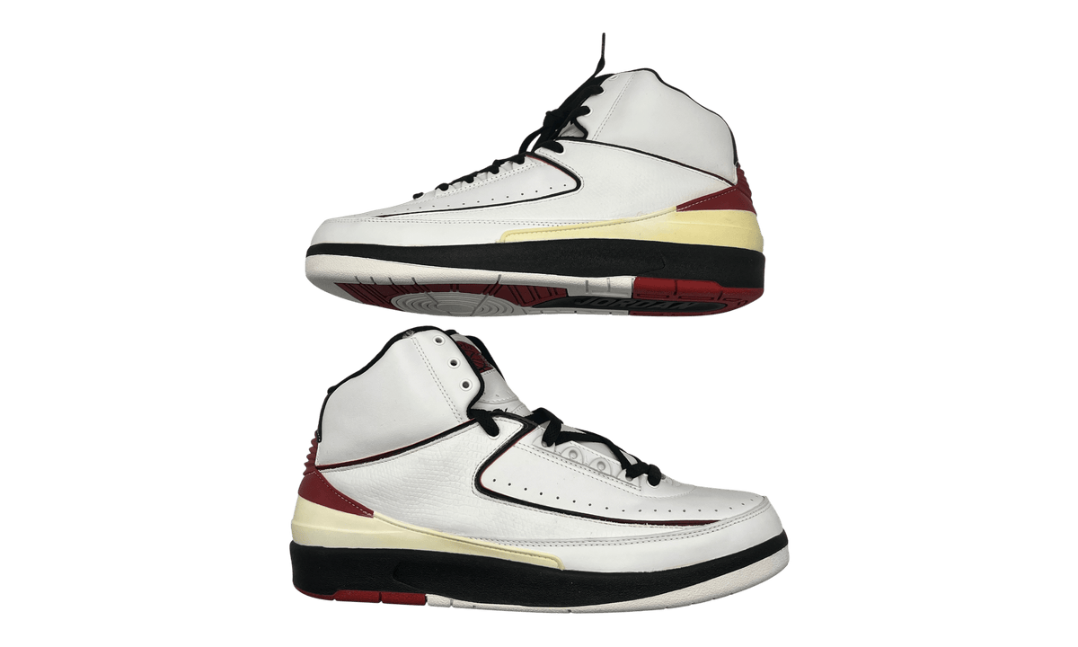 Premium White Red Retro Fashion Essential