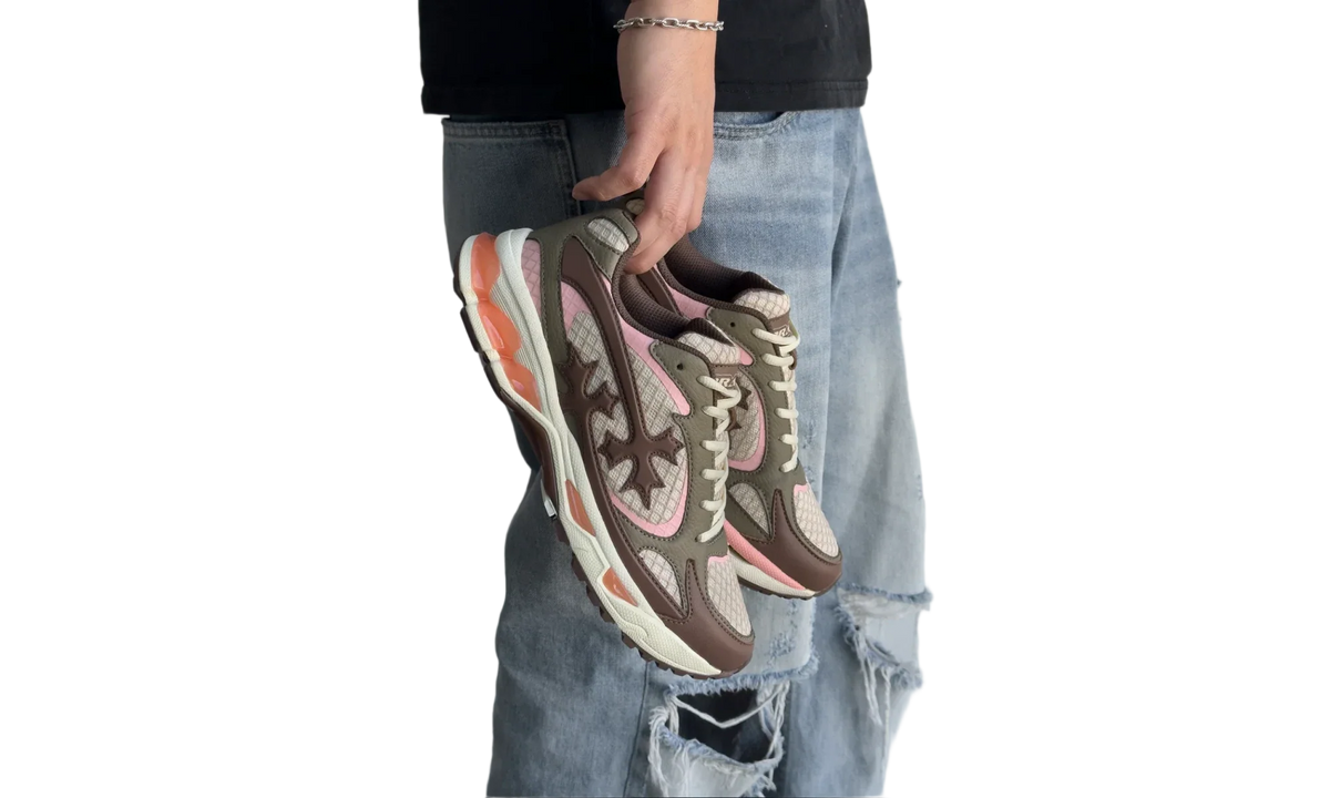 Premium Pink Brown Running Shoes