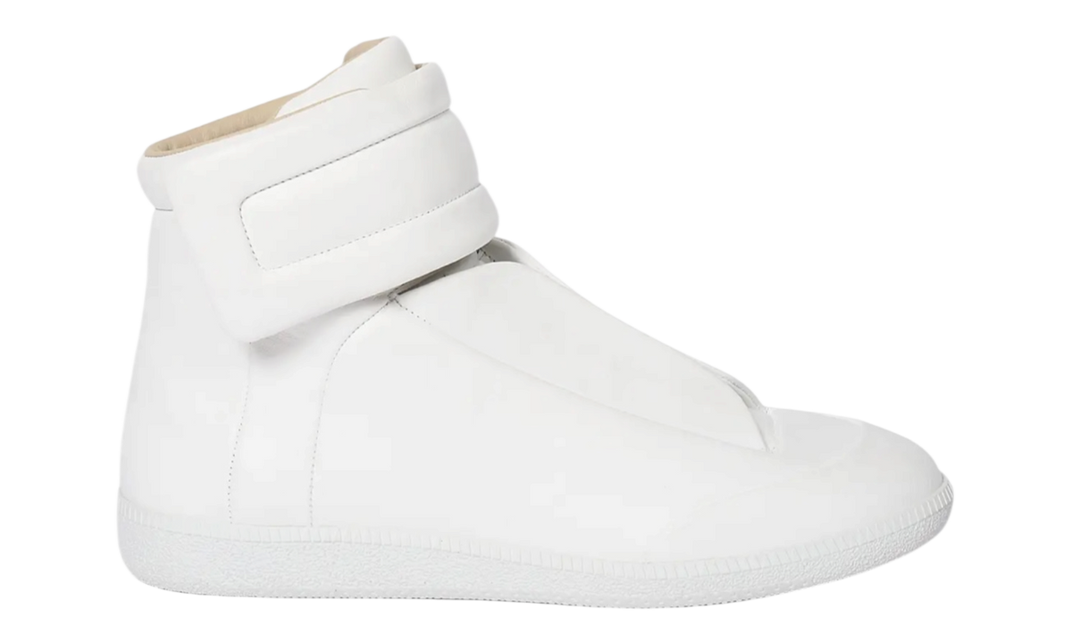 Premium White High-Top Sneakers