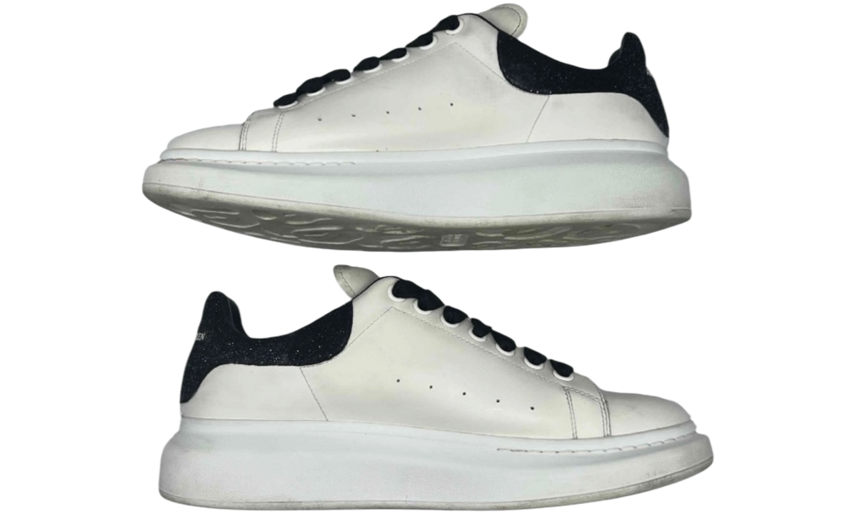 Premium Black White Oversized Sneakers