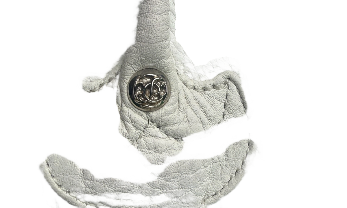 Premium White Silver Bag