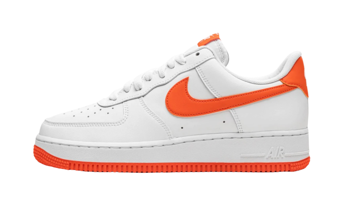 Premium White Orange Low-Top Fashion Essential