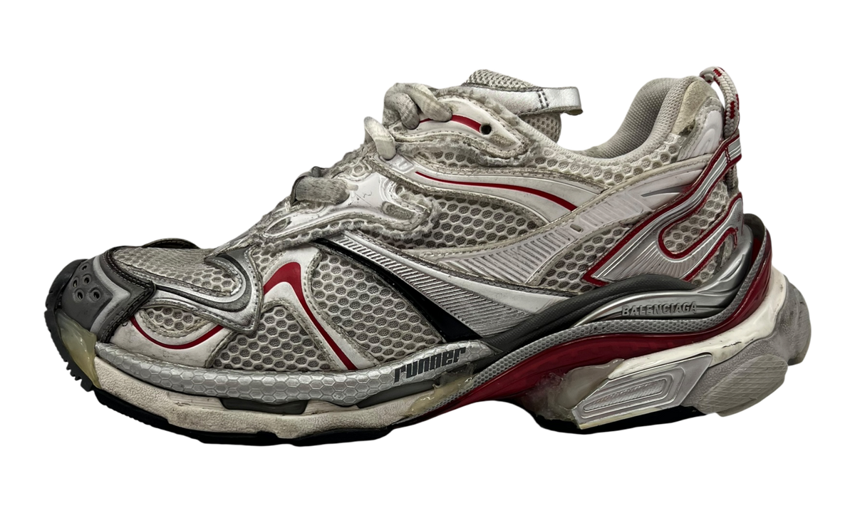 Premium White Red Running Shoes