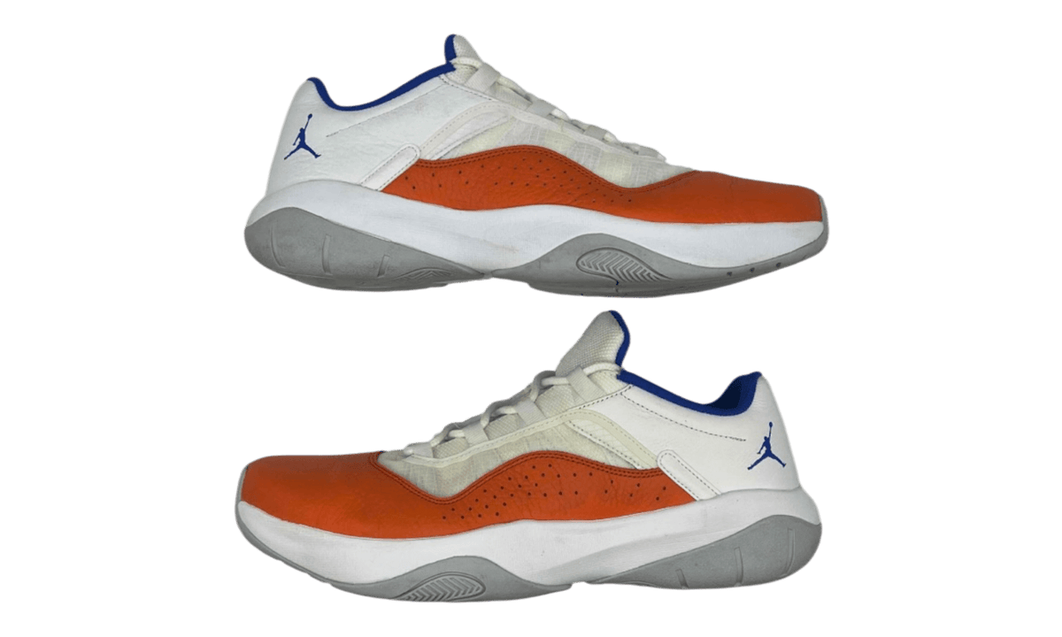 Premium White Orange Low-Top Fashion Essential