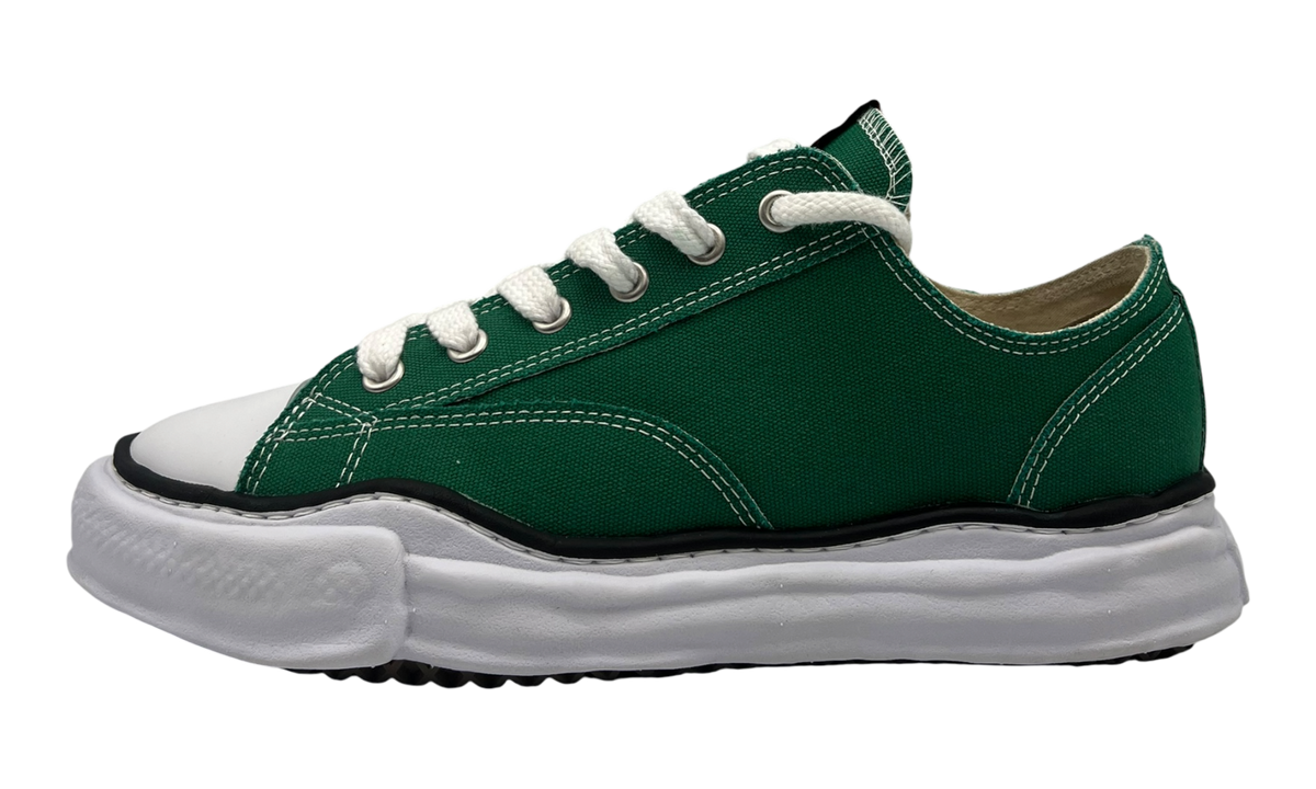Premium Green Low-Top Sneakers