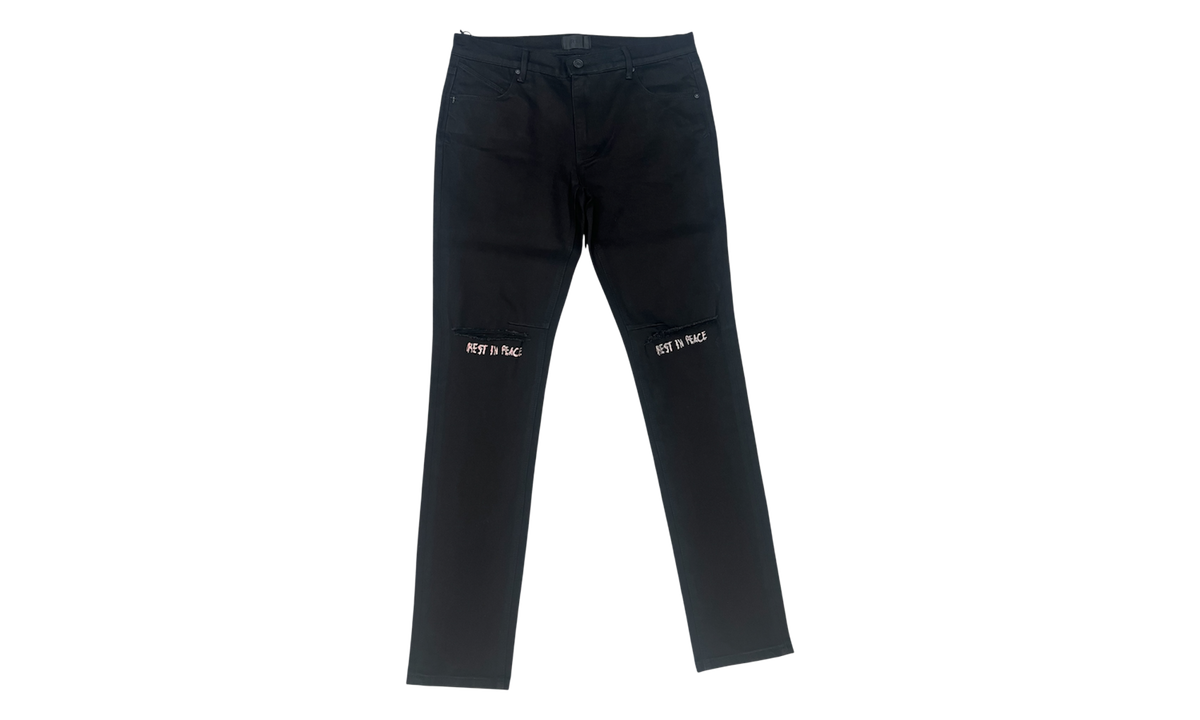 Premium Black Red Jeans