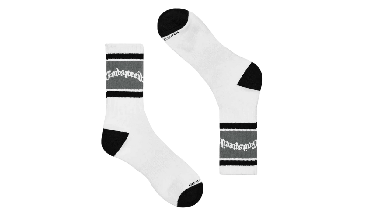 Premium White Grey Socks