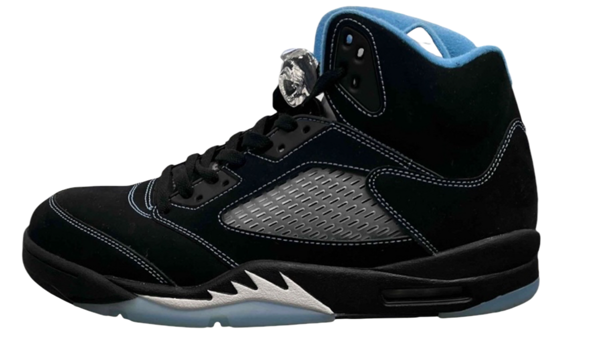Premium Black Blue Retro Fashion Essential