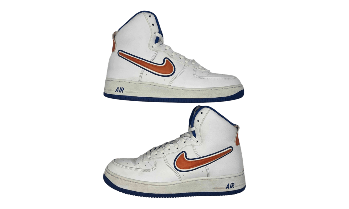 Premium White Orange High-Top Fashion Essential