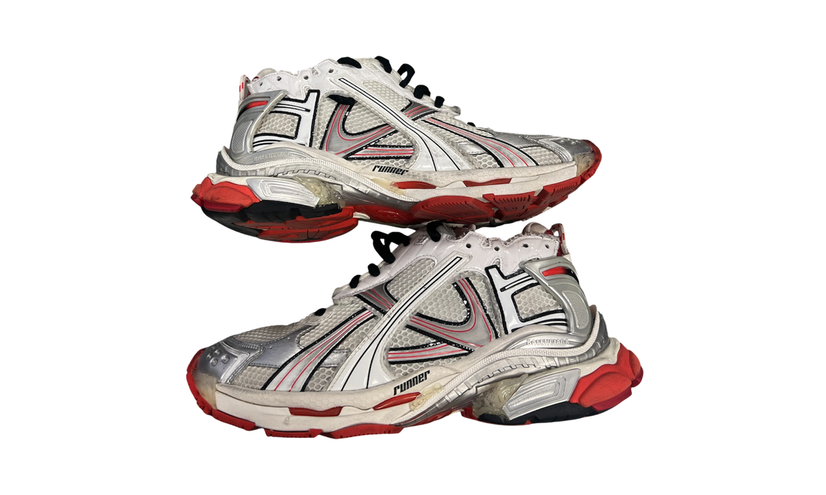 Premium Black White Red Running Shoes
