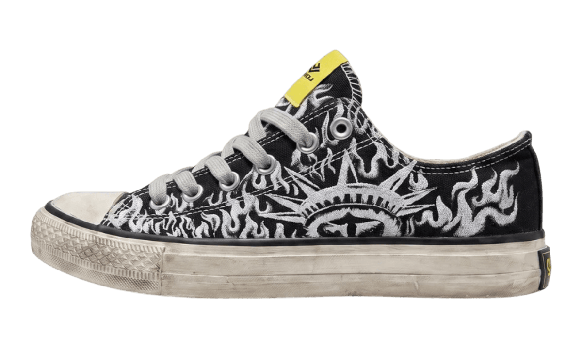 Premium Black Low-Top Sneakers