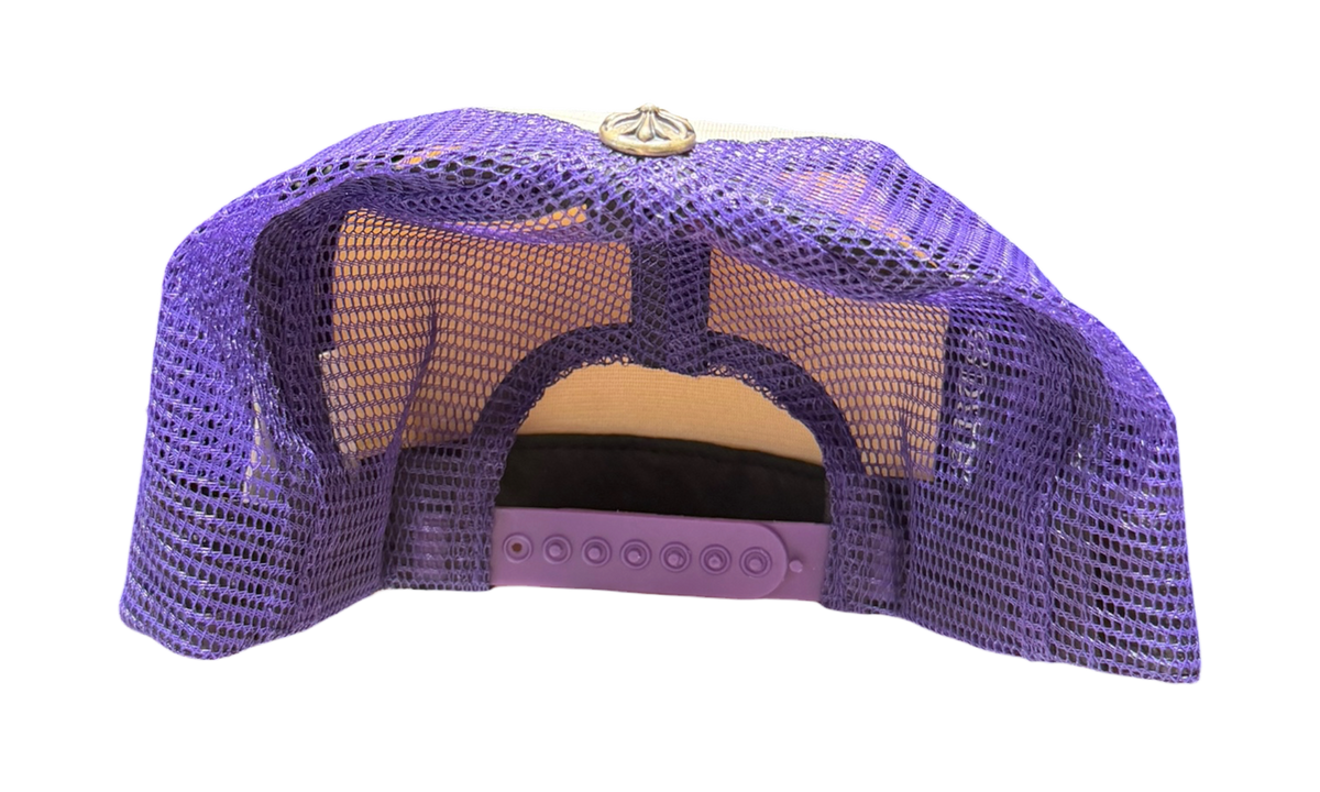 Premium White Pink Purple Hat