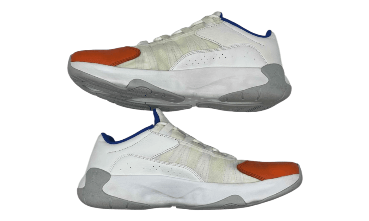 Premium White Orange Low-Top Fashion Essential