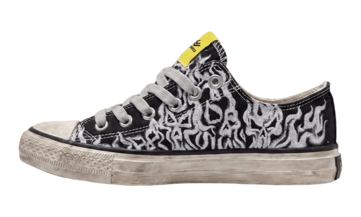 Premium Black Low-Top Sneakers