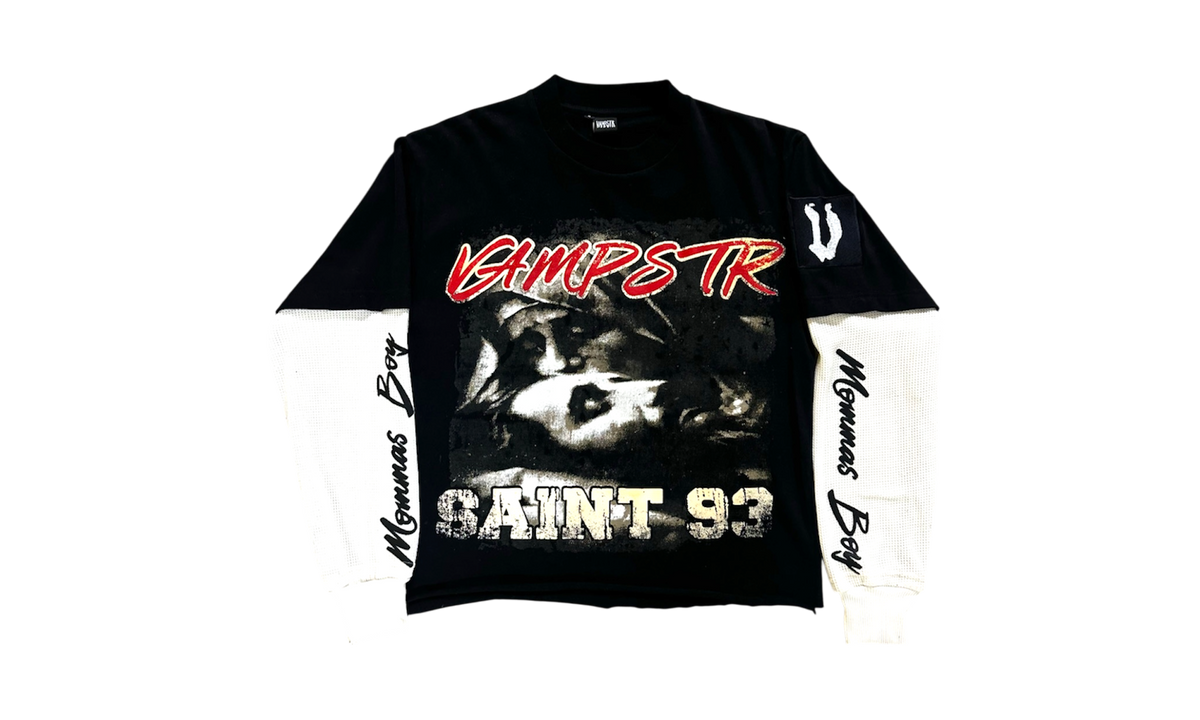 Premium Black Cream Thermal Long Sleeve T-Shirt