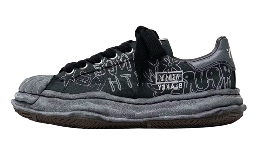 Premium Black Low-Top Sneakers