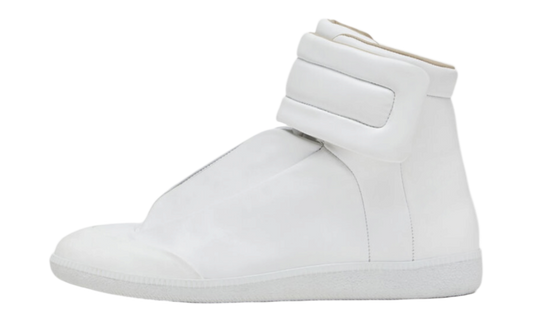 Premium White High-Top Sneakers
