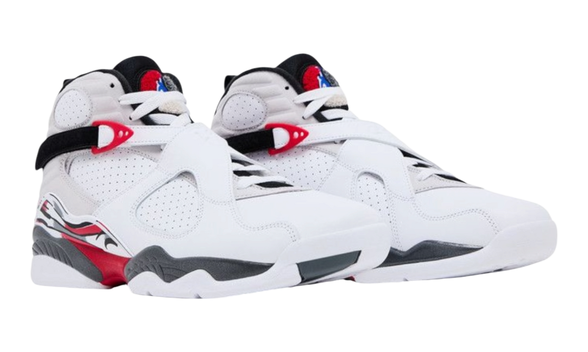 Premium White Red Retro Fashion Essential