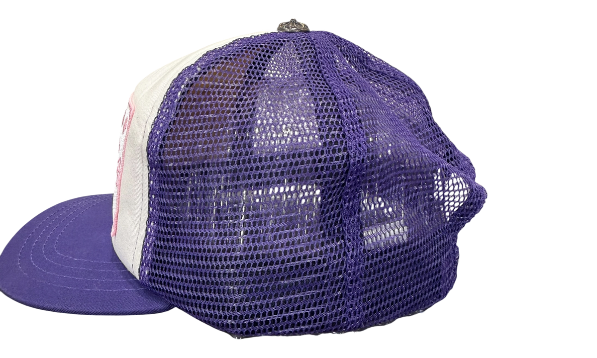 Premium White Pink Purple Hat