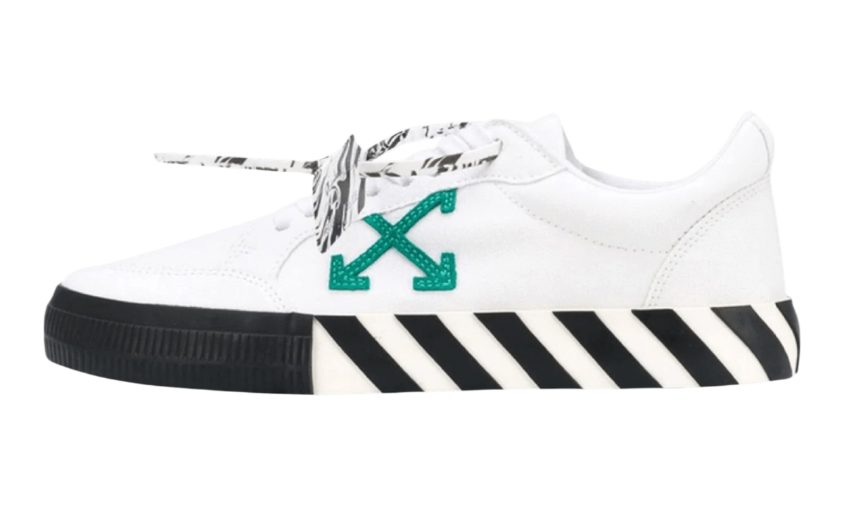 Premium White Green Low-Top Fashion Essential